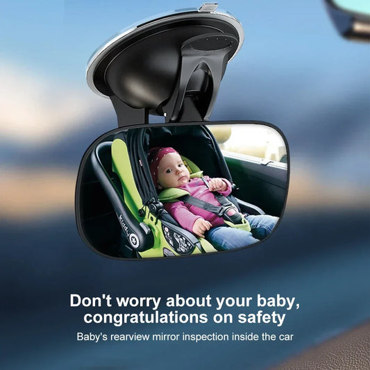 Car Safety Back Seat Baby Mirror – Infant Rear-Facing Child Monitor Mirror for Rearview Visibility