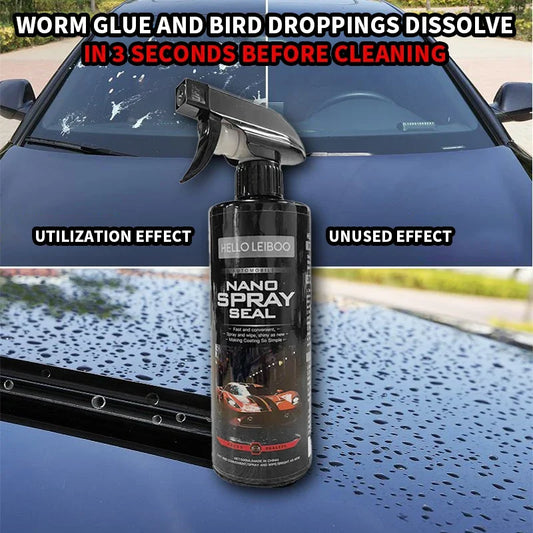 LEIBOO 10H Car Coating – 500ML Nano Liquid Glass with Crystal Plating & Hydrophobic Protection